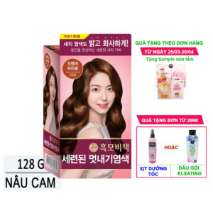 Kem nhuộm dưỡng tóc màu thời trang nâu cam