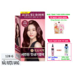 Kem nhuộm dưỡng tóc màu thời trang nâu rượu vang