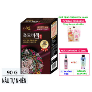 Nhuộm phủ bạc REEN thảo dược Nâu tự nhiên